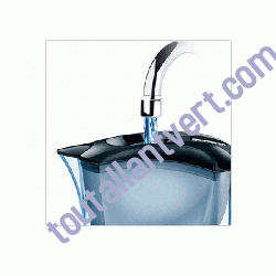 Carafe Brita elemaris Meter 2,4l noire maxtra + 3 cartouches offertes !