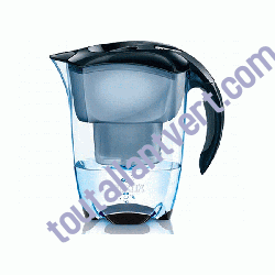 Carafe Brita elemaris Meter 2,4l noire maxtra + 3 cartouches offertes !