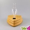 Diffuseur d'huiles essentielles Pranarom socle en bois clair triangulaire avec minuteur