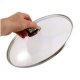 Couvercle en verre  pour p�ele inox 18/10 ABE
