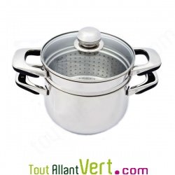 Cuiseur Riz et l�gumineuse Inox 18/10 ABE passoire int�gr�
