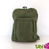 Sac � dos en chanvre biologique, 43x32x9cm, vert