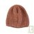 Bonnet court chanvre biologique marron, 17,5 cm