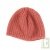 Bonnet court chanvre biologique rose ancien, 17,5 cm