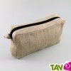 Petite trousse de toilette, chanvre bio, 7x11x20cm