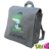 Sac � dos enfant Croco en coton bio 23 x 23 x 7,5 cm