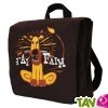Sac � dos enfant Lion en coton bio 23 x 23 x 7,5 cm