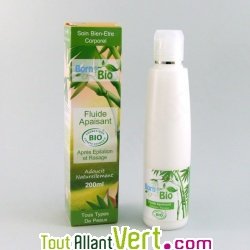 Fluide apaisant apr�s �pilation et rasage, Born to Bio, 200ml
