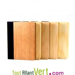 Cahier couverture bois FSC Quebook