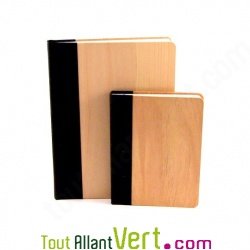 Cahier couverture bois FSC Quebook
