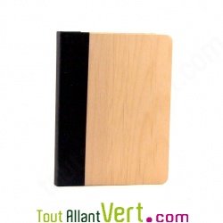 Cahier couverture bois d\'Orme A6 FSC Quebook