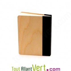 Cahier couverture bois de Bouleau A6 FSC Quebook
