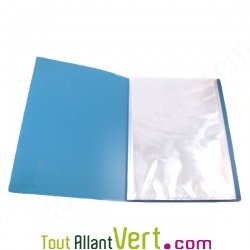 Prot�ge documents en polypro recycl�, 50 pochettes, Forever
