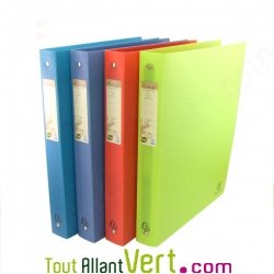 Classeur 4 anneaux polypro recycl�, Forever, dos 4 cm