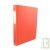Classeur 4 anneaux polypro recycl� rouge orang�, Forever, dos 4 cm