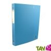 Classeur 4 anneaux polypro recycl� bleu turquoise, Forever, dos 4 cm