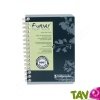 Carnet recycl� spirale 9x14cm Petits carreaux 100p 70g Forever