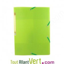 Chemise PP recycl� 3 rabats vert, Forever