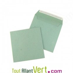Enveloppes recycl�es 15x15 cm Kraft, lot de 50