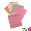 Enveloppes recycl�es 15x15 cm Kraft, lot de 50