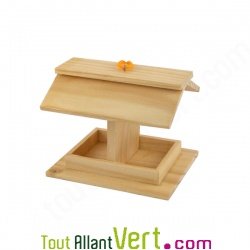 Mangeoire pour oiseaux en bois pin FSC � d�corer