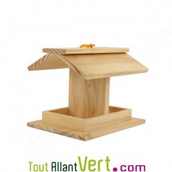 Mangeoire pour oiseaux en bois pin FSC � d�corer