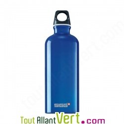 Gourde SIGG Aluminium bleu sans BPA 0.6 litre