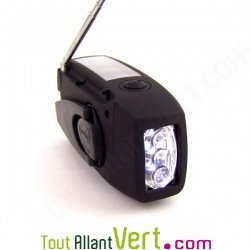 Mini-Radio Freeplay AM FM Companion � manivelle et � �nergie solaire