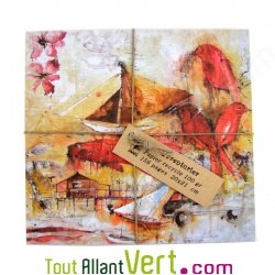 Carnet de voyage recycl� 175p