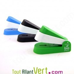 Agrafeuse sans agrafes en bioplastique