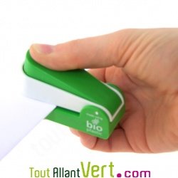 Agrafeuse sans agrafes en bioplastique