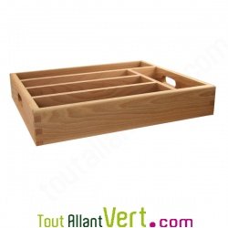 Range couverts tiroir en bois FSC