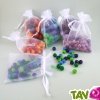 Perle multi-couleur en bois avec ficelle �lastique