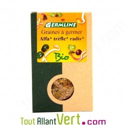 Graines � germer Mix Alfa, Tr�fle, Radis Bio, 150g Germline