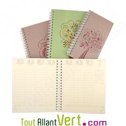 Agenda semainier recyclé 2011 Végétal Agenda semainier recyclé 2011 Végétal