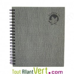 Agenda semainier recycl� 2012 15x17cm gris Natur\'l