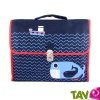Cartable enfant Petit bateau en coton bio 25x32x8cm Cartable enfant Petit bateau en coton bio 25x32x8cm