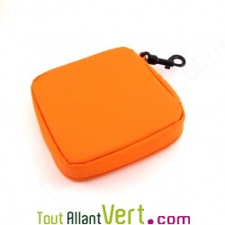 Boite � sandwich isotherme orange carr� 15x15cm