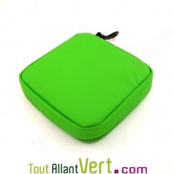 Boite � sandwich isotherme vert carr� 15x15cm