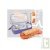 Boite � sandwich baguette orange isotherme rectangulaire 21x11cm
