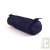 Trousse ronde bleu en chanvre biologique, 21x7 cm