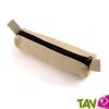 Trousse ronde naturel en chanvre biologique, 21x7 cm