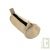 Trousse ronde naturel en chanvre biologique, 21x7 cm
