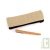 Trousse plate naturel en chanvre biologique, 21x6,5 cm