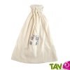 Sac naturel en coton bio, 22X28cm