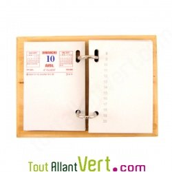 Bloc agenda de bureau recycl� 2011
