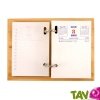 Bloc agenda, date � droite, recycl� 2012
