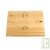 Socle en bois PEFC pour bloc �ph�m�ride