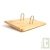 Socle en bois PEFC pour bloc �ph�m�ride