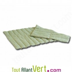 Bouillotte rouleau en graines de lin des Flandres, 42x75cm
